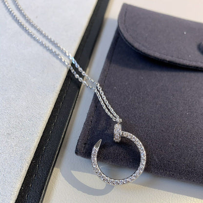 [Dawnora Jewelry]JUSTE NECKLACE SILVER DIAMONDS