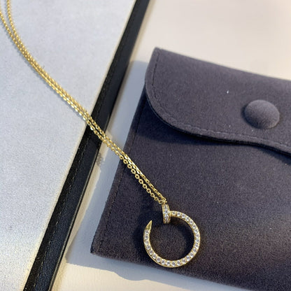 [Dawnora Jewelry]JUSTE NECKLACE GOLD DIAMONDS