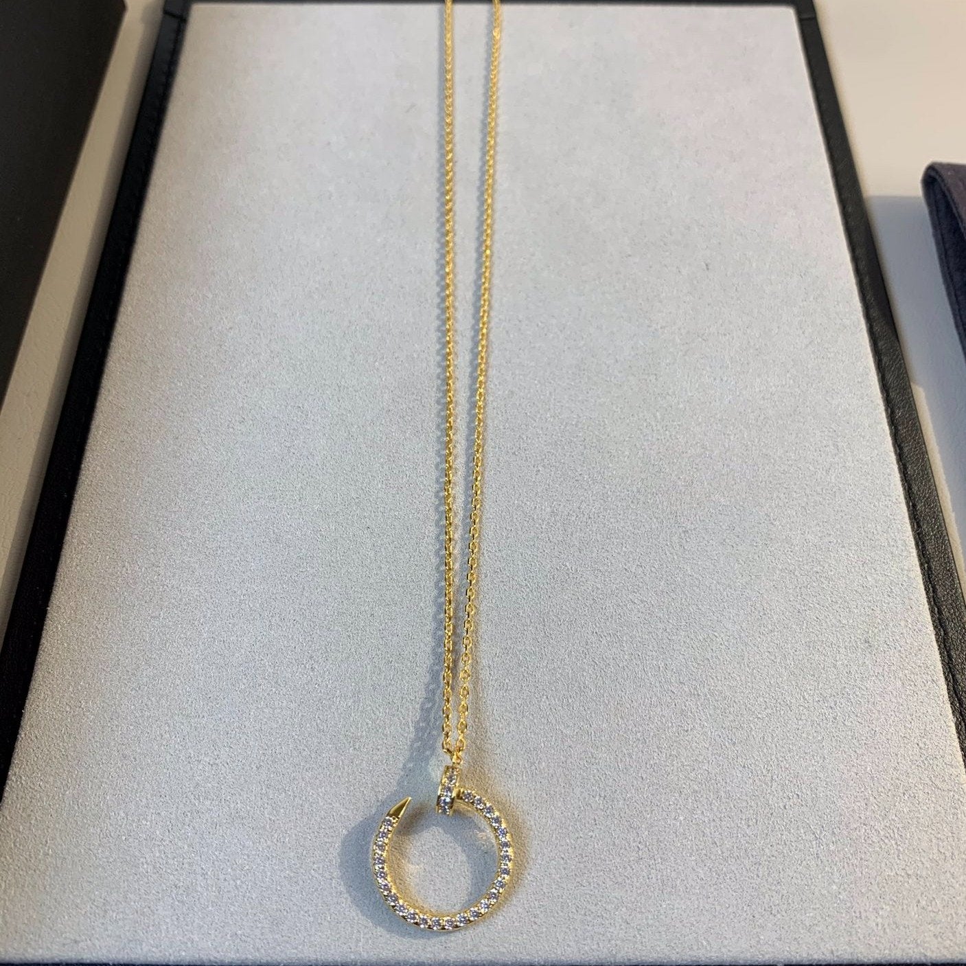 [Dawnora Jewelry]JUSTE NECKLACE GOLD DIAMONDS