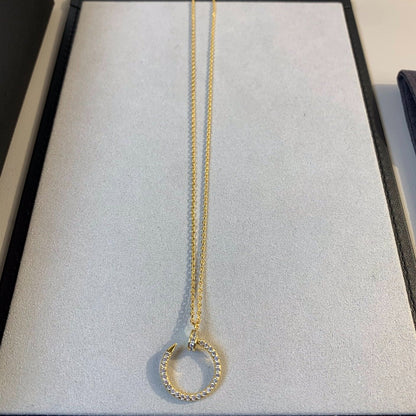 [Dawnora Jewelry]JUSTE NECKLACE GOLD DIAMONDS