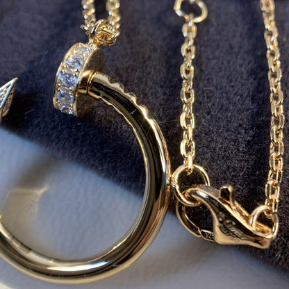 [Dawnora Jewelry]JUSTE NECKLACE PINK GOLD