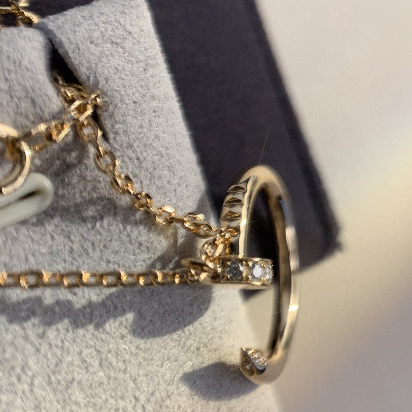 [Dawnora Jewelry]JUSTE NECKLACE PINK GOLD