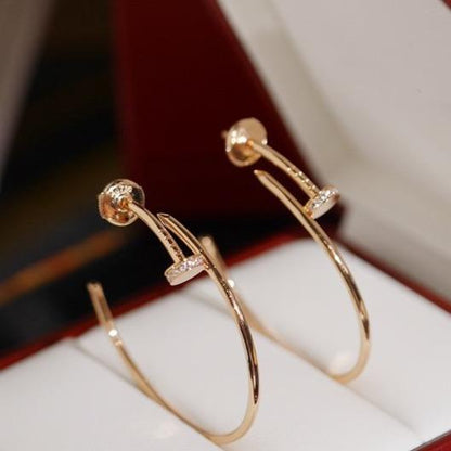 [Dawnora Jewelry]JUSTE EARRINGS DIAMONDS 1.8MM