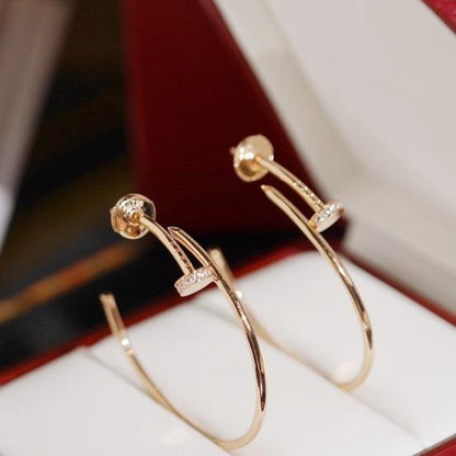 [Dawnora Jewelry]JUSTE EARRINGS DIAMONDS 1.8MM