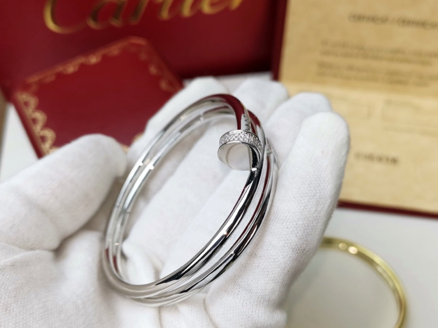[Dawnora Jewelry]JUSTE BRACELET 3.5MM DOUBLE ROW DIAMOND
