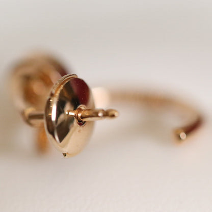 [Dawnora Jewelry]JUSTE EARRINGS PINK GOLD