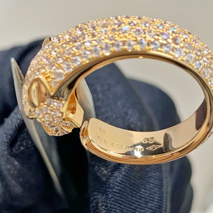 [Dawnora Jewelry]PANTHERE PINK GOLD DIAMOND RING