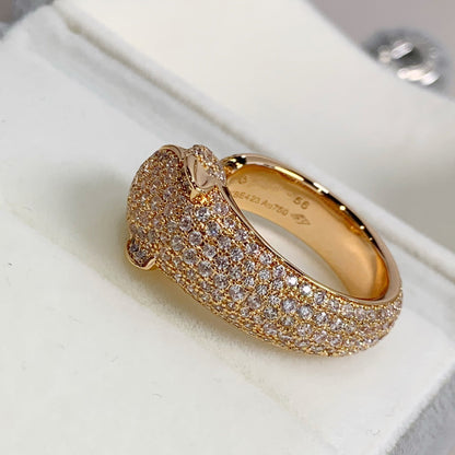 [Dawnora Jewelry]PANTHERE PINK GOLD DIAMOND RING