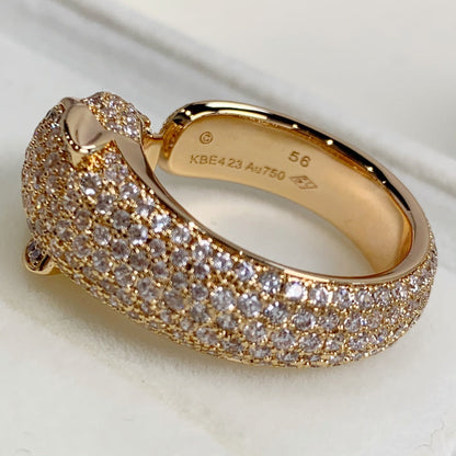 [Dawnora Jewelry]PANTHERE PINK GOLD DIAMOND RING