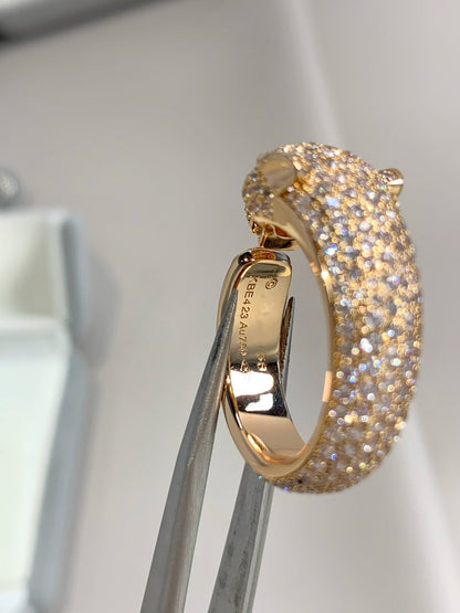 [Dawnora Jewelry]PANTHERE PINK GOLD DIAMOND RING