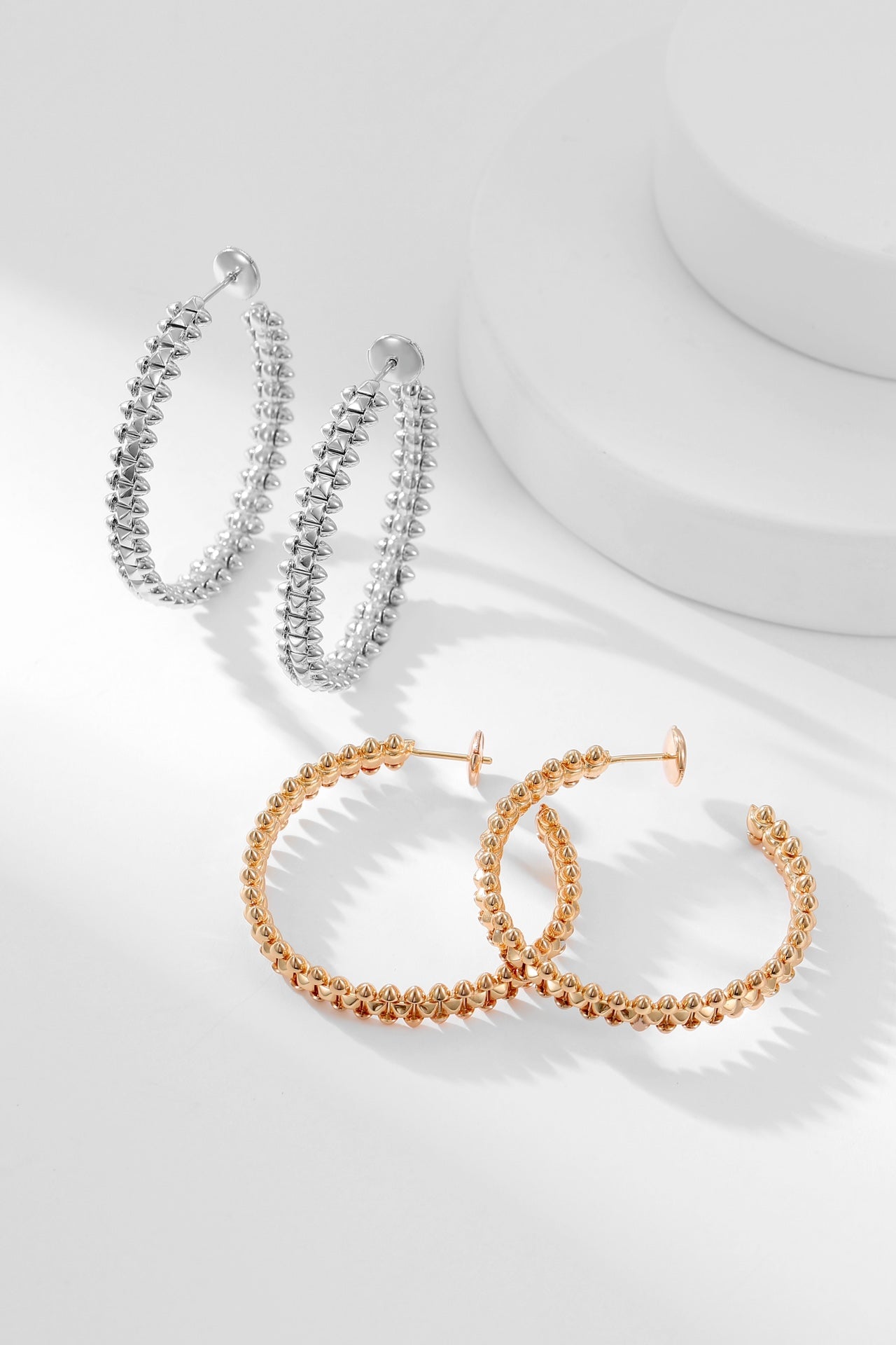 [Dawnora Jewelry]CLASH HOOP EARRINGS