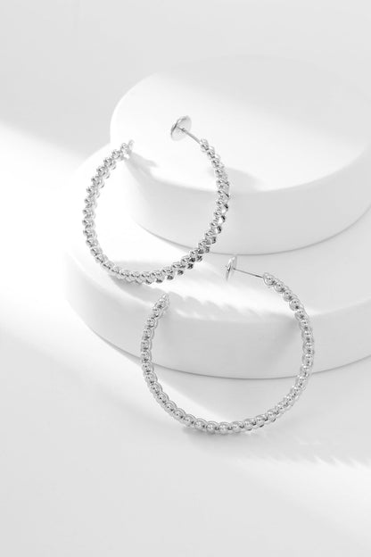 [Dawnora Jewelry]CLASH HOOP EARRINGS
