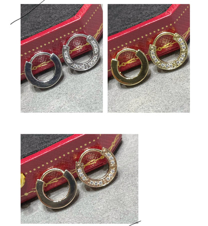[Dawnora Jewelry]LOVE DIAMOND EARRINGS
