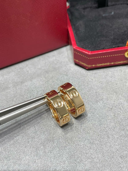 [Dawnora Jewelry]LOVE 5.5MM EARRINGS