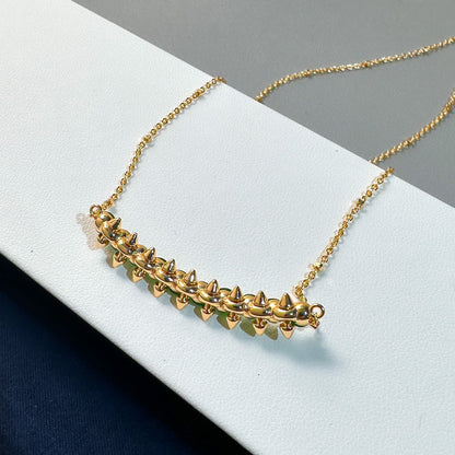[Dawnora Jewelry]New Arrival: Green Bead Rivet Necklace