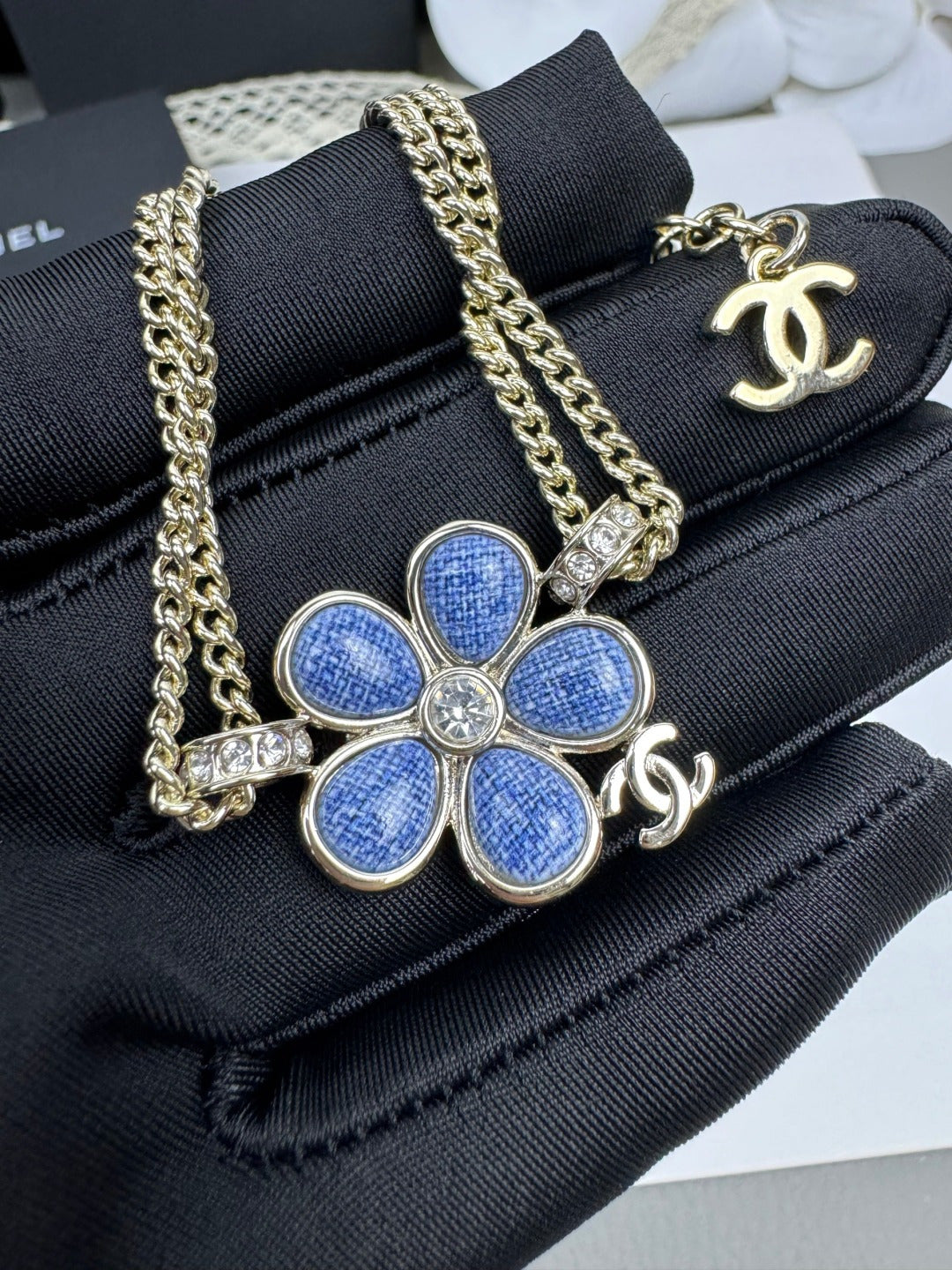 [Dawnora Jewelry]VOLTE New Blue Floral Double-Layer Bracelet