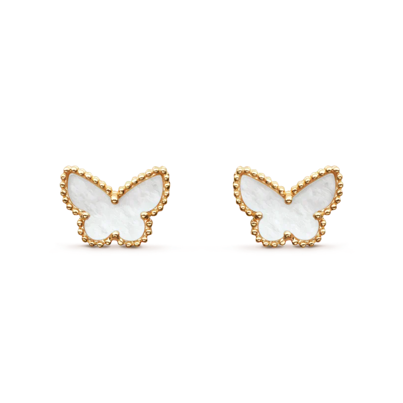 [Dawnora Jewelry]SWEET BUTTERFLY MOP EARSTUDS