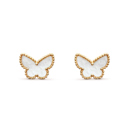 [Dawnora Jewelry]SWEET BUTTERFLY MOP EARSTUDS
