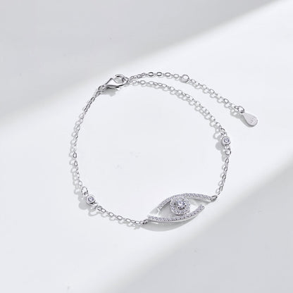 [Dawnora Jewelry]Lucky Eye Pave-Set Diamond Bracelet