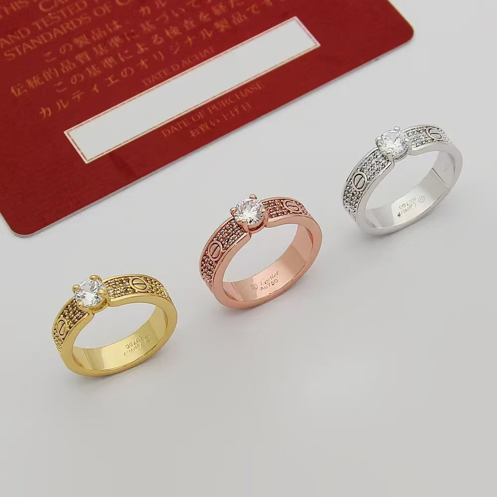 [Dawnora Jewelry]Starry Sky Diamond Ring