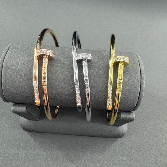 [Dawnora Jewelry]JUSTE BRACELET 2.5MM  DIAMONDS2
