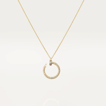 [Dawnora Jewelry]JUSTE NECKLACE GOLD DIAMONDS