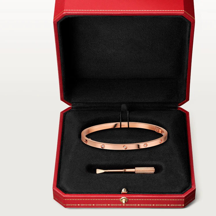 [Dawnora Jewelry]LOVE BRACELET 3.65MM 10 DIAMONDS