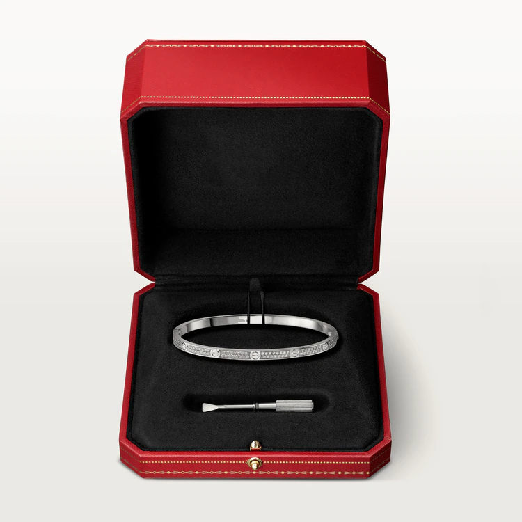 [Dawnora Jewelry]LOVE BRACELET 3.65MM DIAMOND-PAVED