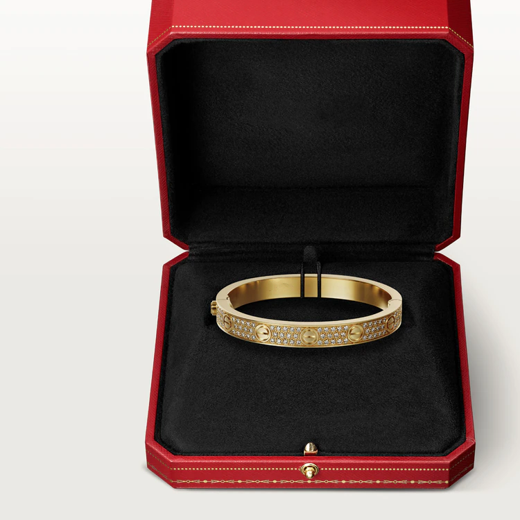 [Dawnora Jewelry]LOVE BRACELET 6.1MM DIAMOND-PAVED