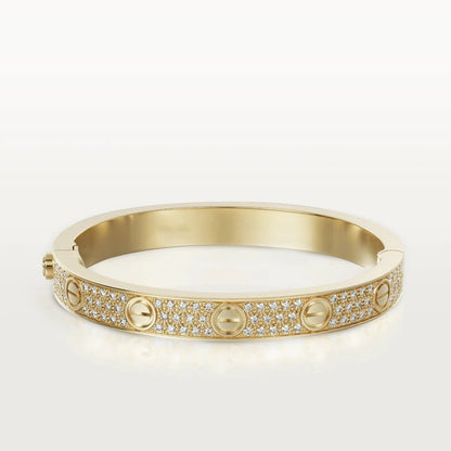 [Dawnora Jewelry]LOVE BRACELET 6.1MM DIAMOND-PAVED