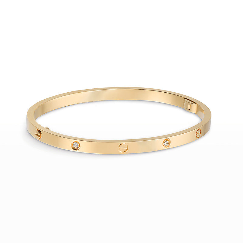 [Dawnora Jewelry]LOVE BRACELET 3.65MM 6 DIAMONDS