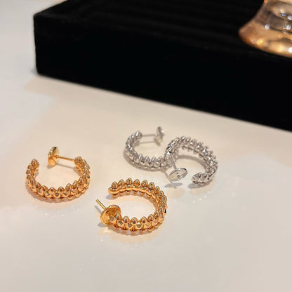 [Dawnora Jewelry]CLASH SMALL HOOP EARRINGS
