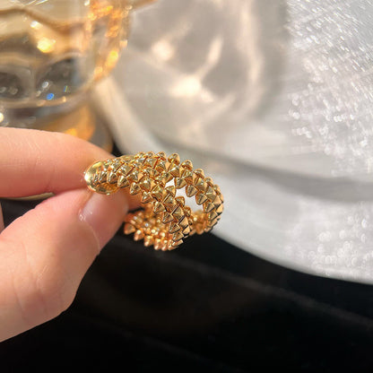 [Dawnora Jewelry]CLASH SMALL HOOP EARRINGS