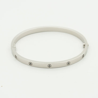 [Dawnora Jewelry]LOVE BRACELET 3.65MM 10 DIAMONDS