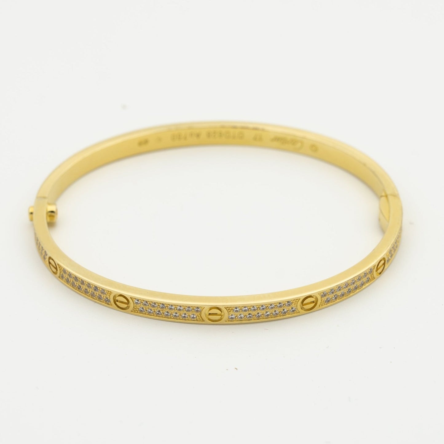 [Dawnora Jewelry]LOVE BRACELET 3.65MM DIAMOND-PAVED