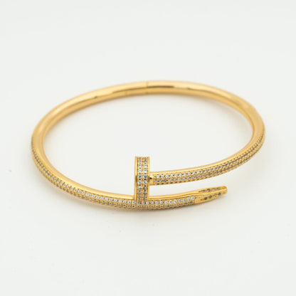 [Dawnora Jewelry]JUSTE BRACELET 3.5MM ALL DIAMONDS