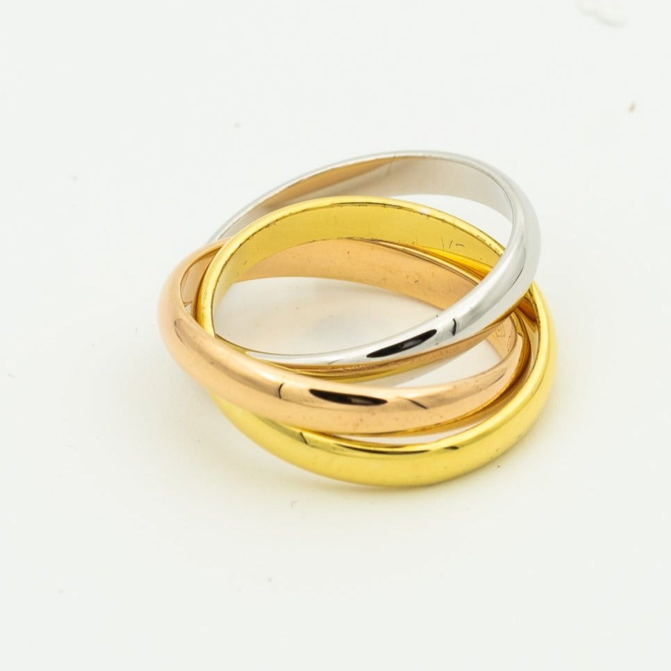[Dawnora Jewelry Jewelry]TRINITY RING GOLD PINK GOLD SILVER