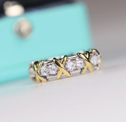 [Dawnora Jewelry jewelrys]Classic Gold Diamond Ring
