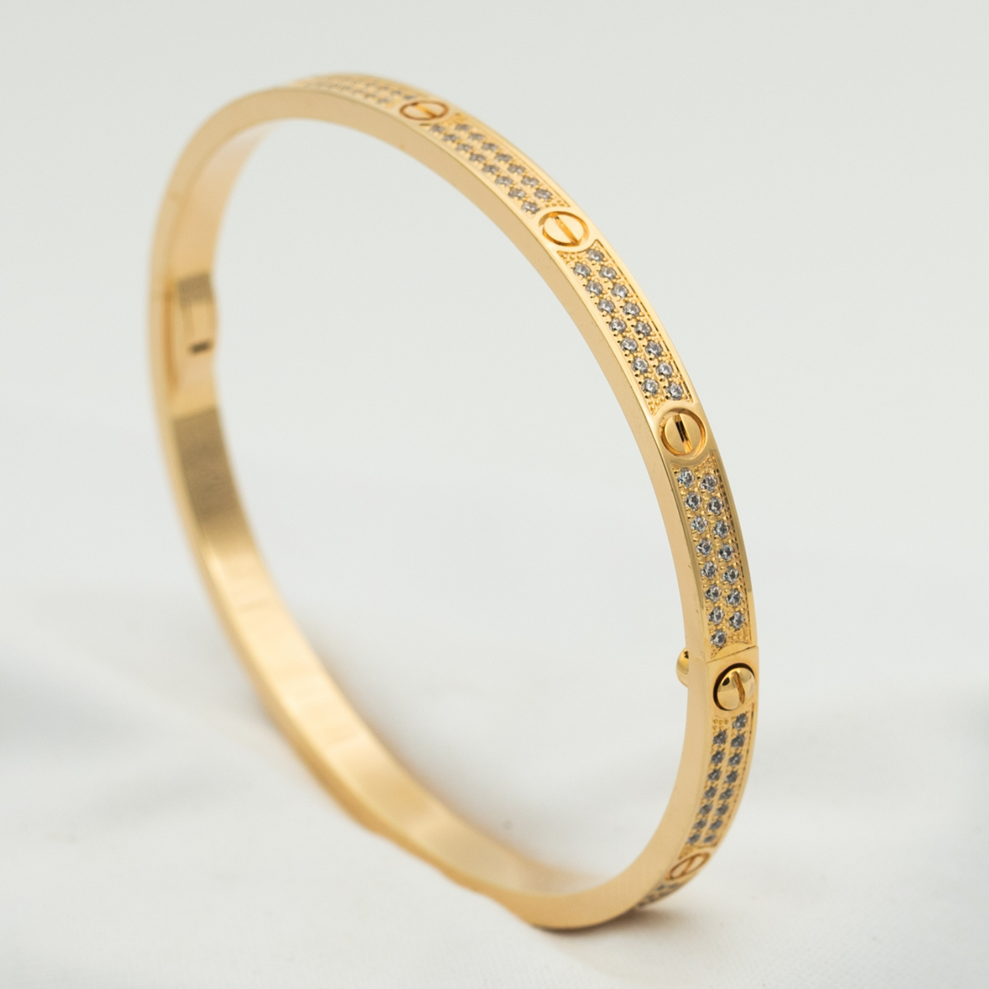 [Dawnora Jewelry]LOVE BRACELET 3.65MM DIAMOND-PAVED