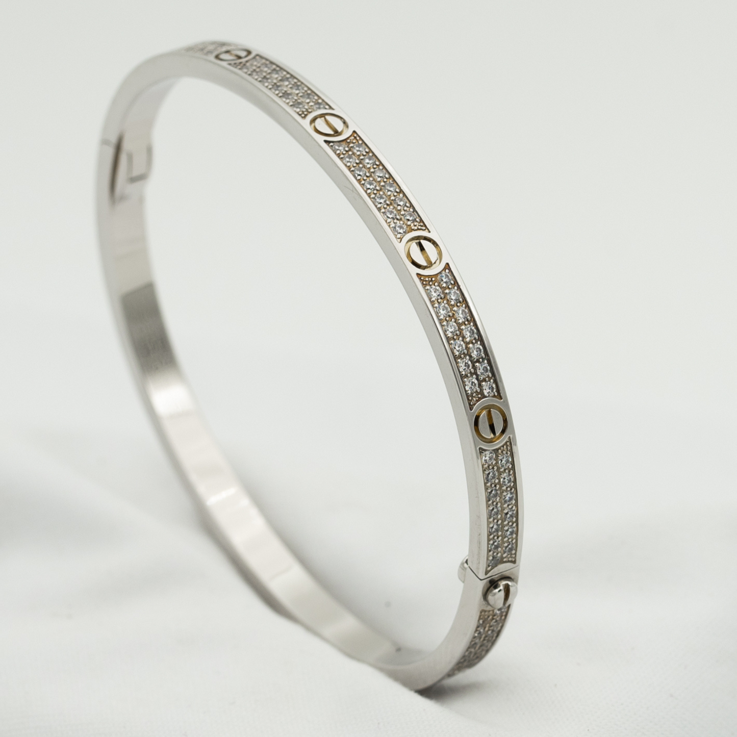 [Dawnora Jewelry]LOVE BRACELET 3.65MM DIAMOND-PAVED