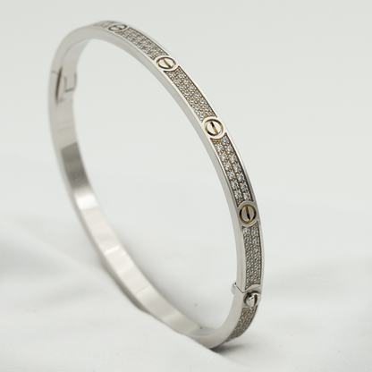 [Dawnora Jewelry]LOVE BRACELET 3.65MM DIAMOND-PAVED