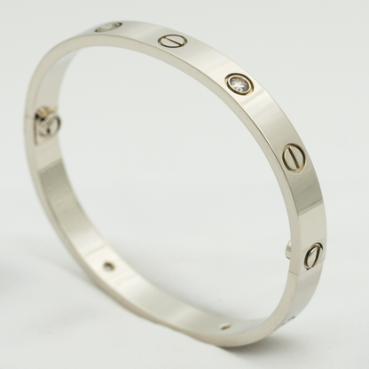 [Dawnora Jewelry]LOVE BRACELET 6.1MM 4 DIAMONDS