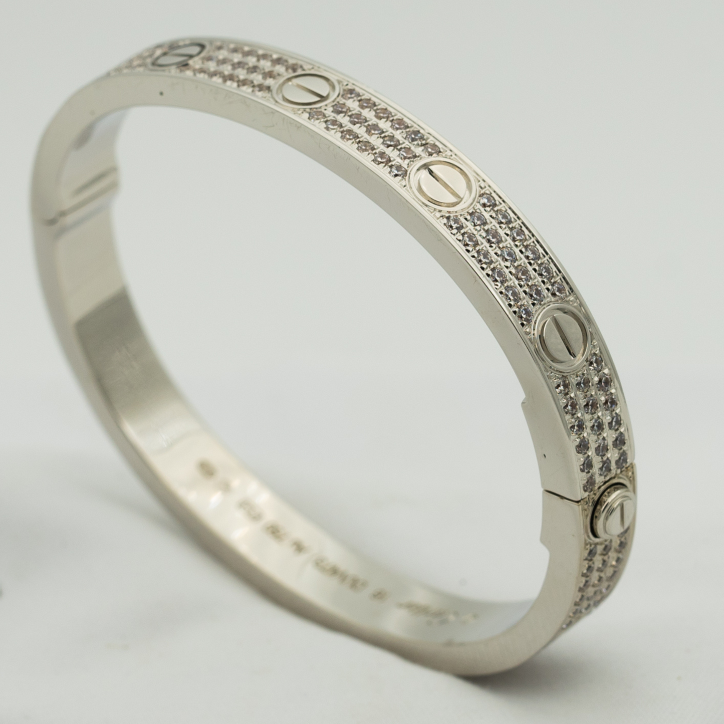 [Dawnora Jewelry]LOVE BRACELET 6.1MM DIAMOND-PAVED