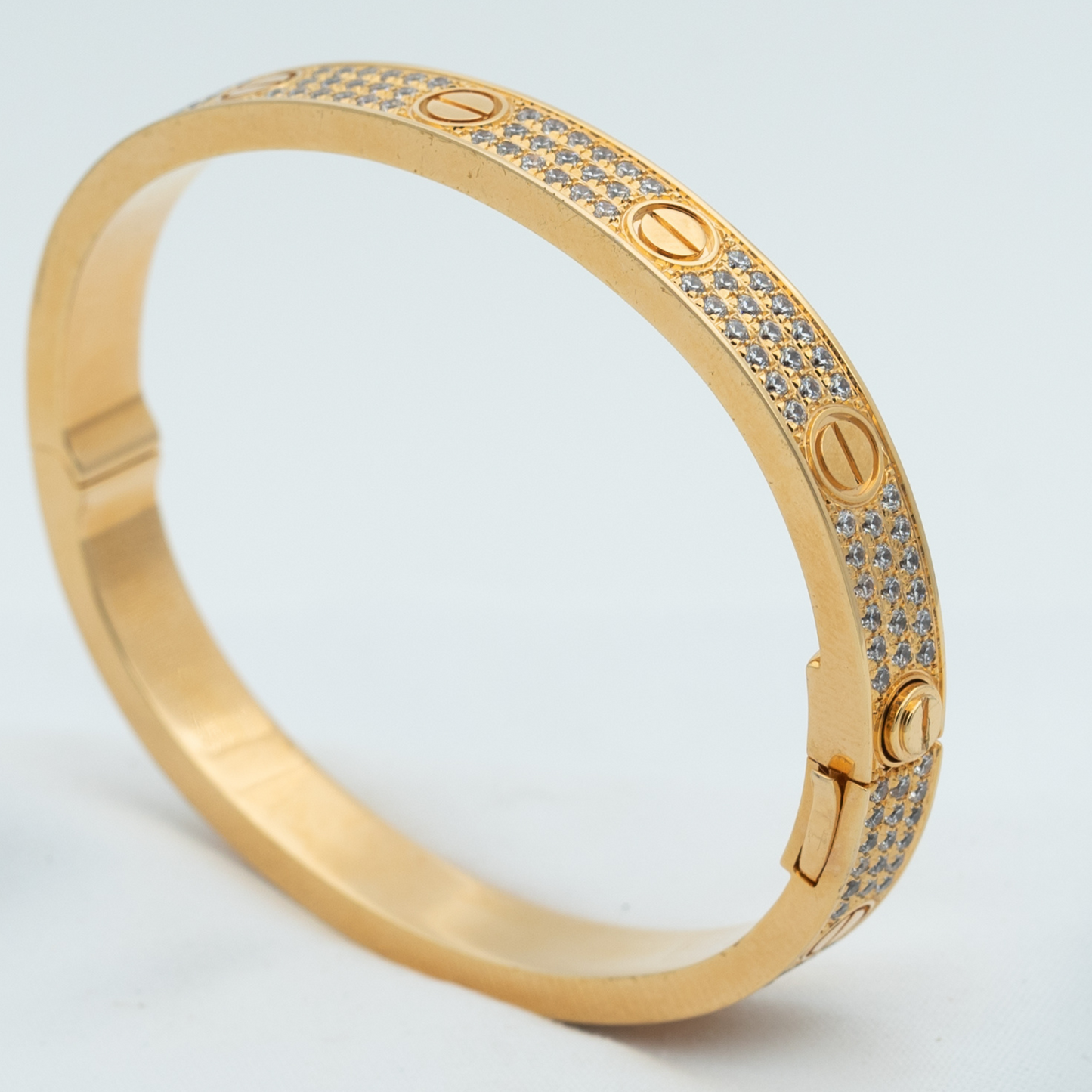 [Dawnora Jewelry]LOVE BRACELET 6.1MM DIAMOND-PAVED