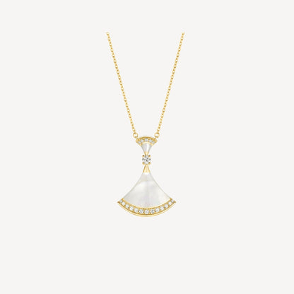 [Dawnora Jewelry]DREAM NECKLACE MOP GOLD DIAMOND