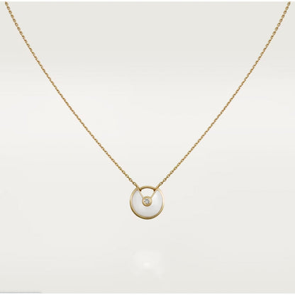 [Dawnora Jewelry]AMULETTE ROSE GOLD MOP NECKLACE