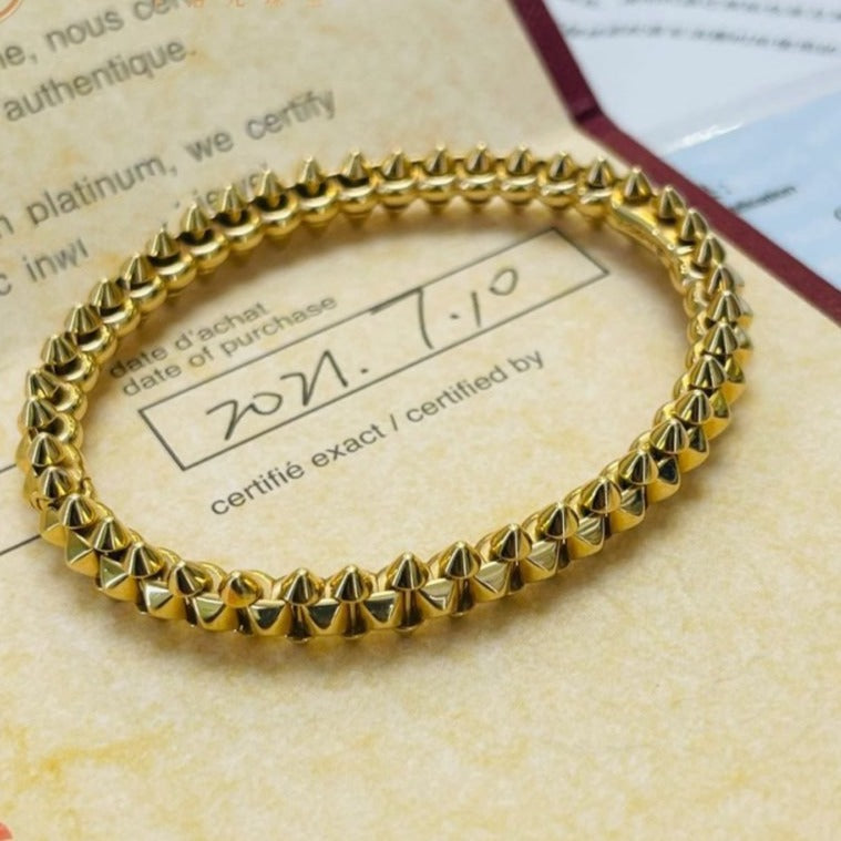 [Dawnora Jewelry]CLASH GOLD BRACELET