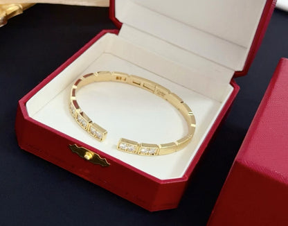 [Dawnora Jewelry jewelrys]LOVE DIAMOND OPEN  BRACELET