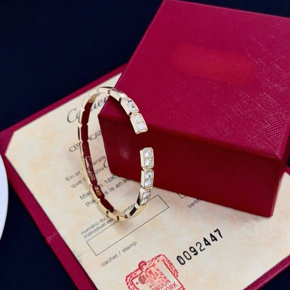 [Dawnora Jewelry jewelrys]LOVE DIAMOND OPEN  BRACELET