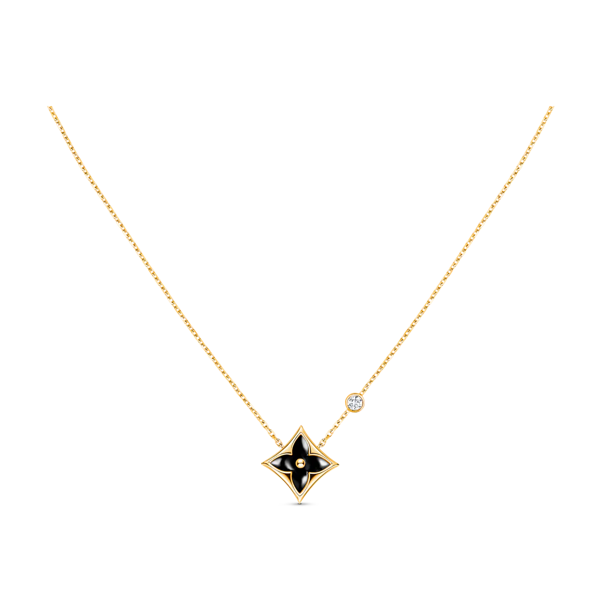 [Dawnora Jewelry]STAR BLACK MOP NECKLACE